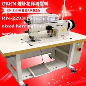 Double Needles Pattern Sewing Machine Apply to Tinck Material thumbnail-1