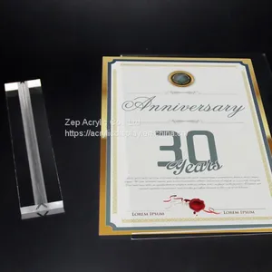A4 A5 Clear Acrylic Photo Picture Frame Tabletop Sign Display Holder thumbnail-3
