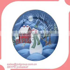 10.5inch Christmas Porcelain Wall Decorative Plates thumbnail-1