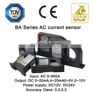 Acrel AC Current Sensor Input:AC 0-50A Output:DC:0-5V/0-10V Diameter:10mm CTs Class 0.5 0.2 Current Transformer BA10-AI/V thumbnail-4