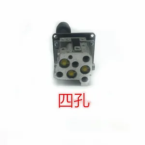 for Sinotruk Howo Lift Valve Hydraulic Valve Dump Truck Haiwo Cylinder Auman Hand Control Four Hole Lift Switch thumbnail-1