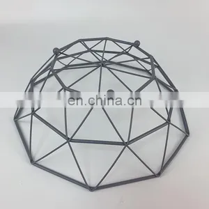 High Quality Metal Fruit Basket Simple Geometry Fruit Tray Modern Fruit Holder thumbnail-3