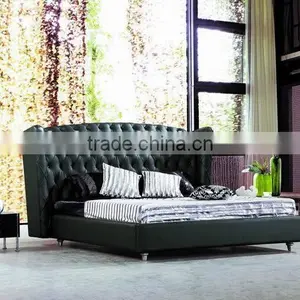 European Style Luxury Leather Bed/soft Bed thumbnail-5