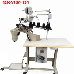 New Four Needle Six Thread Special Sewing Machine for Fitness Kneepad Special Splicing Machine for Elasticity and Protection Stitching for Silk Stockings RN6300-D4 thumbnail-1