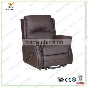 WorkWell Most Popular pu Leather Luxury Recliner Sofa Kw-Fu27 thumbnail-1