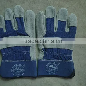Cow Split Leather Safety and Protective Working Gloves for Workers thumbnail-2