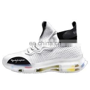 2021 Spring and Autumn New Cross-border Trend Three Air Cushion Avant-garde Luminous Men's Casual Plus Size Sneakers thumbnail-1
