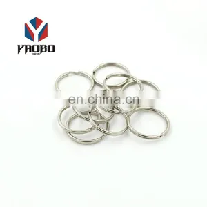 China Manufacturer Custom Shape Different Size Key Ring Chain Round Split For Clothing thumbnail-3