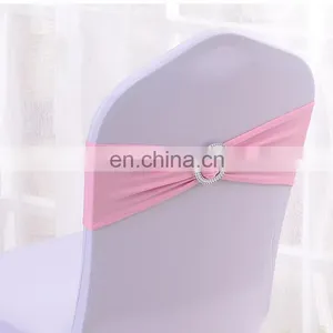 Ready Stock 24 Colors Spandex Wedding Chair Sashes With Buckle Slider thumbnail-5