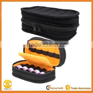 10 Bottle Black Velvet Essential Oil Carrying Case,custom Soft Essential Oil Bag, Soft Essential Oil Travel Bag Case thumbnail-1