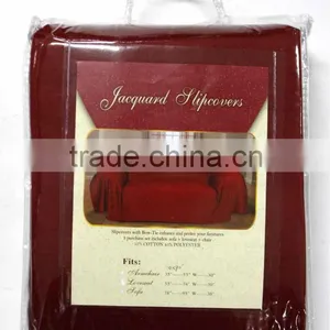100% Polyester Fashion Dyed Jacquard Solid Color Sofa Cover thumbnail-1