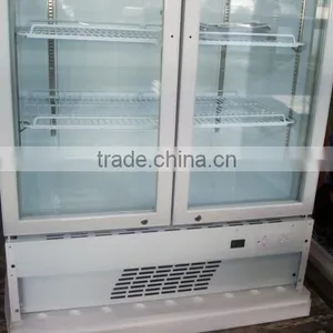 2 Door Beverage Cooler Beverage Display Cooler Fridge thumbnail-3