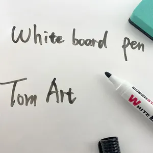 Free Samples Non Toxic Dry Erase White Board Marker Pen Jumbo Black Whiteboard Markers Custom Print Logo for Blackboard thumbnail-5