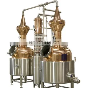Turnkey Project Copper Distiller Alcohol Distilling Equipment thumbnail-1