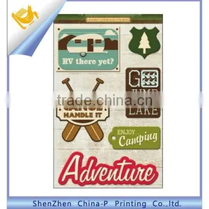2013 Layered Chipboard Stickers for Scrapbook thumbnail-1
