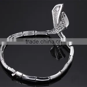 Newest Design Ladies Cubic Zirconia Pendant Classic Banquet Dressed Jewelry Set thumbnail-3