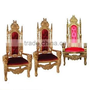 Wholesale Luxury Cheap King Throne Chair For Wedding Quality Choice Most Popular thumbnail-5