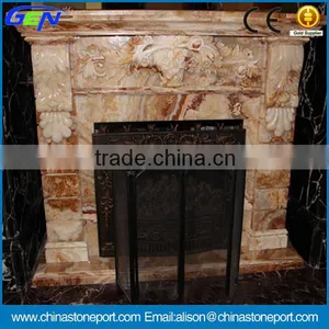 Unique Design Indoor Marble Fireplace For Sale thumbnail-1