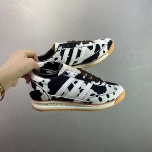 Adidas Wales Bonner x Sl 72 KRS Classic Retro Low-top Casual Sports Jogging Shoes for Men and Women thumbnail-3