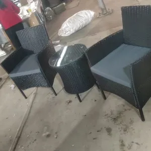 Factory Directly Supply Modern Rattan Garden Set Party Used Beer Iced Set With Waterproof Cushion thumbnail-2