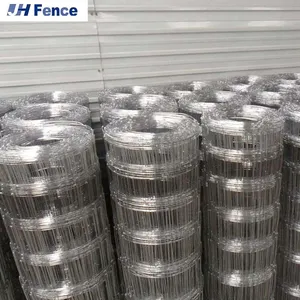 China Wholesale Cheap Horse Fence Powder Coated Cattle Fixed Knot Wire Mesh Fence Easily Assembled Heavy Duty Rural Fencing thumbnail-5