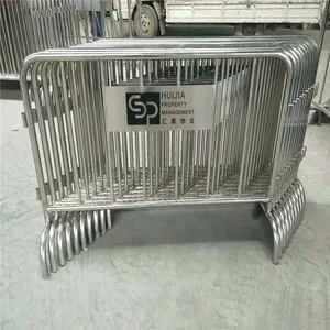 Interlocking Plastic Crowd Control Barrier UV-Resistant for Long-Term Outdoor Deployment thumbnail-5