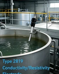 Type 2819 Conductivity Resistivity Sensor Industrial Conductivity Electrode for Water Treatment and Chemical Monitoring thumbnail-3