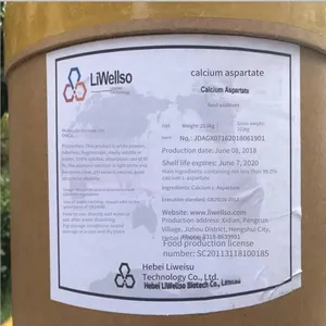 Food Additive L-calcium Aspartate, Food Grade, Nutritional Fortifier thumbnail-2