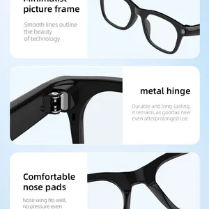 Smart Glasses Bluetooth Music Ai WiFi Translate Open-Ear Sport Fashion 800W thumbnail-2