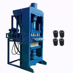 Sugarcane Bagasse Firewood Sawdust Charcoal Timber Hydraulic Charcoal Briquette Press Machines EPC thumbnail-1