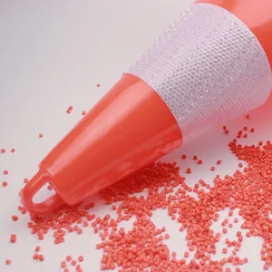 Eco-Friendly Easy Production Modified PVC Particles Granules Compound for Road Cone and Traffic Cones thumbnail-5