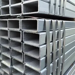 Square Pipes Tube 20x20 25x25 40x40 50x50 60x60 150x150 for Railing Hollow Section Galvanized Rectanqular Pipe thumbnail-1