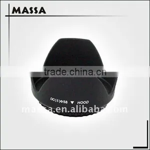 58mm Lens Hood Screw Lens Hood for Digital Camera thumbnail-1