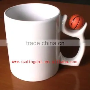 Football Tumbler Football White Mug Football Tumbler Sublimation Bottle 11oz Mug thumbnail-1
