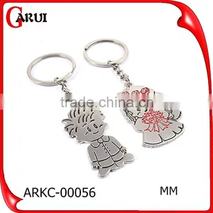 Customized Metal Best Seller Custom Metal Key Chain for Couple thumbnail-1