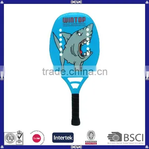 OEM Design Customized Logo Outdoor Carbon Beach Tennis Racket thumbnail-1