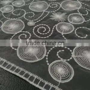 2016 New Arrivals Premium Swiss Voile Lace Heavy Fabric 100% Cotton Lace, Wedding Dress Red.black thumbnail-4