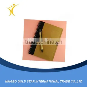 2015 New School Spiral Paper Note Book With Ball Pen thumbnail-1