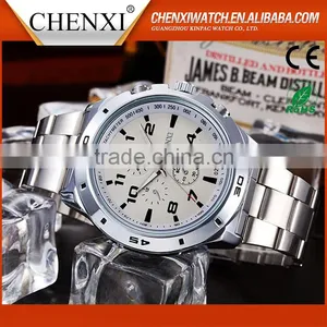 Made In China Factory Price Japan Movt Quartz Watch Stainless Steel Back thumbnail-5