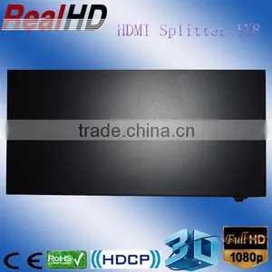 1x8 Amplifier 2 Input 4 Output HDMI Switch Splitter Support CEC thumbnail-1