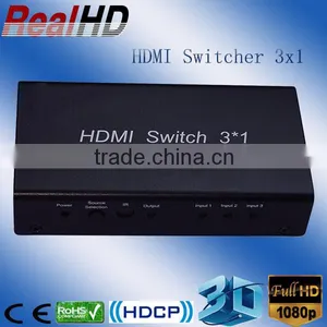 3 Way HDMI Mechanical Switch Super Mini House thumbnail-1