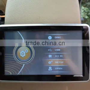DS-X10D 10.1inch Car Headrest Dvd Player Monitor With Andrroid and Capacitive Touch Screen thumbnail-2