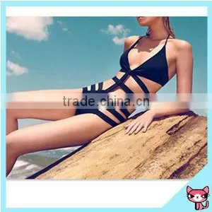 Women One Piece Swimsuit Vintage Hot Sexi Bikini Photo thumbnail-1