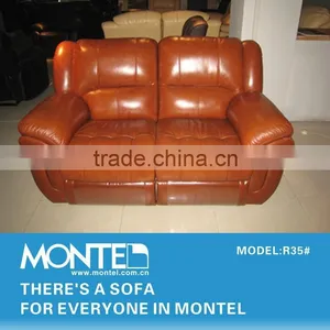 Kuka Lazy Boy Leather Recliner Sofa thumbnail-6