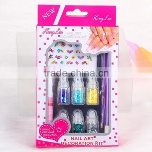 2014 DIY Nail Art Kits New Designs Fashhion Nail Art Sticker Nail Accessories Stamping Nail Art Kit thumbnail-1