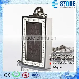 Crystal Quantum Energy Square Stainless Steel Pendant Quality Choice thumbnail-1