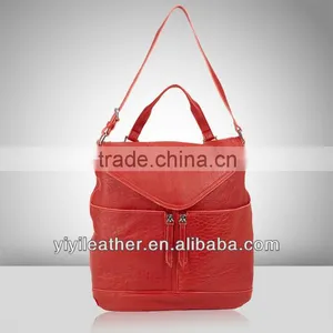 V412- Fachion Designer Genuine Leather Backpack Hot Sale Ladies Bag Woman thumbnail-1
