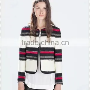 Custom Women Blazer Stripe Woman Suit thumbnail-2