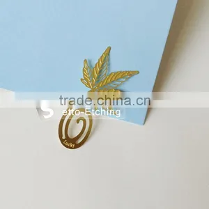 Promotional Leaf Metal Bookmark for Reading thumbnail-1