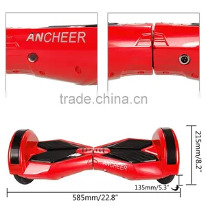 8 Inch Hot Ancheer Self Balancing Electric Scooter Bluetooth LG Battery UK Plug AM002736 thumbnail-2